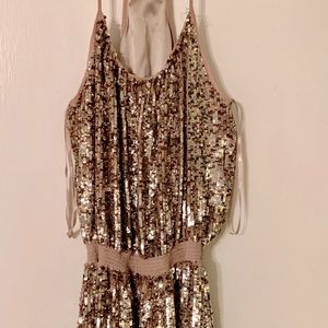 Gold sequin Parker dress - worn twice